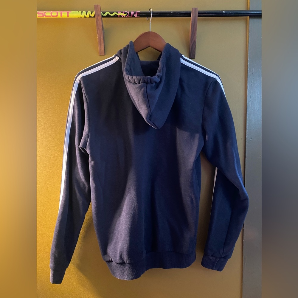 Adidas hooded zip-up sweatshirt - Picture 2 of 7